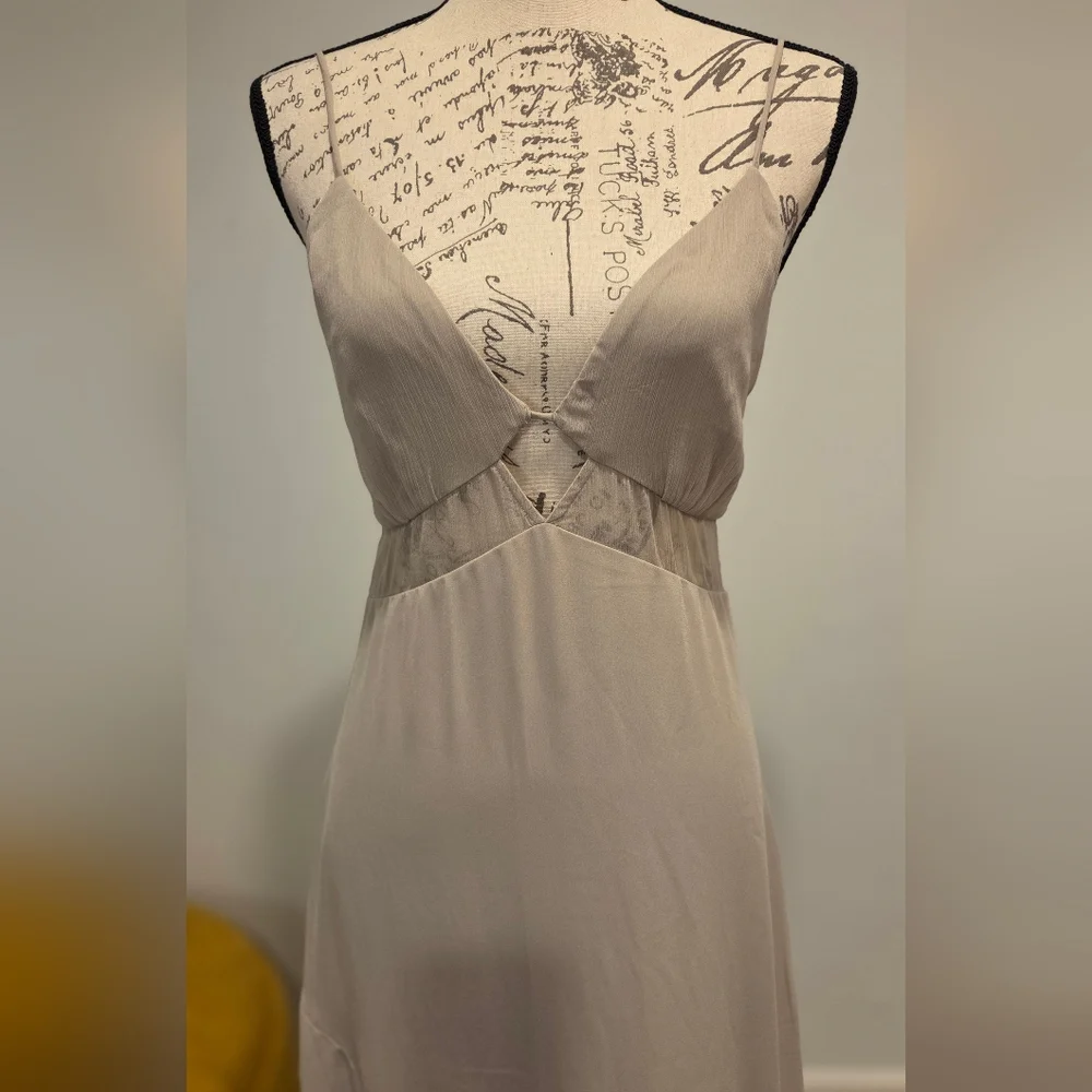 Abercrombie & Fitch Taupe Maxi Dress, Size M.